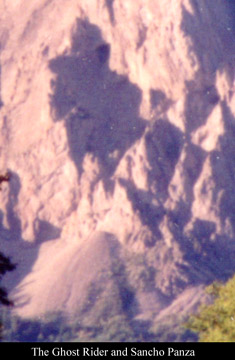 The Ghost Rider and Sancho Panza, Fernie, BC