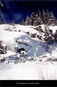 Cliff band on Main run, Granite Mtn