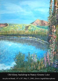 Old Glory and Nancy Greene Lake, The West Kootenays, BC