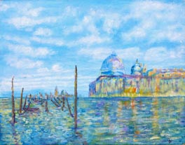 Grand Canal Venice, 16in x 20in Acrylic, December 2008