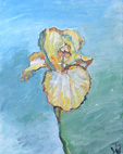 Iris, Acrylic, October 2012