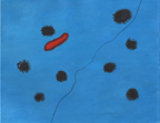 Blue I by Joan Miro