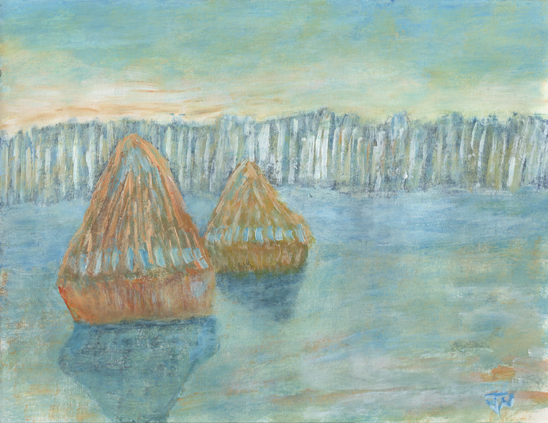 Claude Monet-Haystacks In Snow