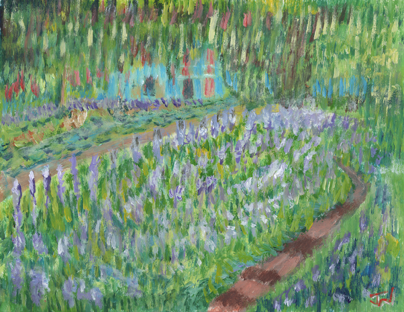 Claude Monet-Irises