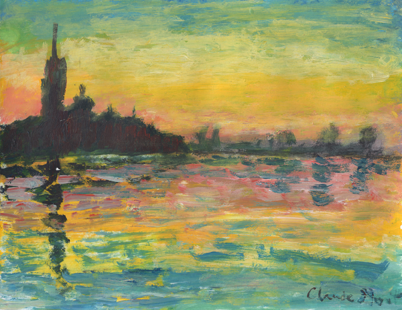 Claude Monet-London Parliament