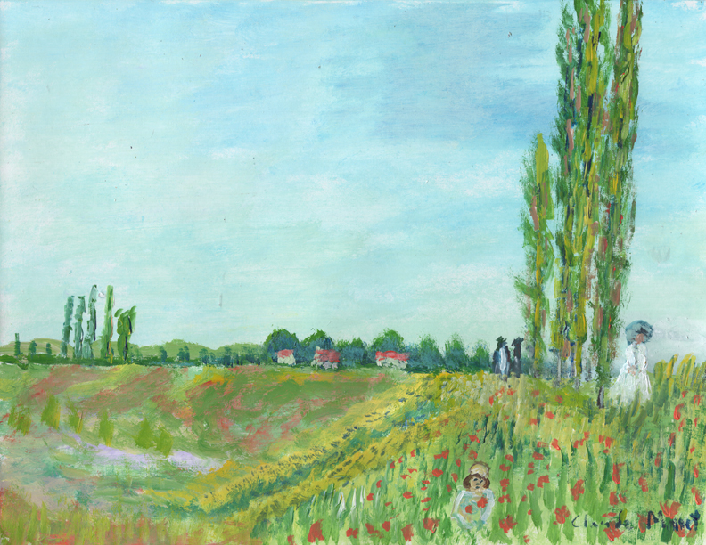 Claude Monet-Meadows near Argenteuil