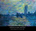 London Parliament by Claude Monet