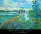 Promenade pres d'Argenteuil by Claude Monet